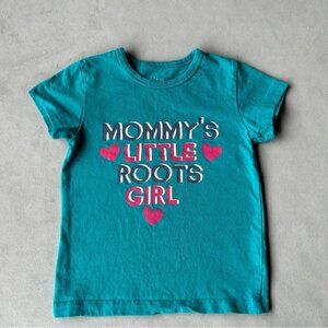 Roots ~ Mommys Little Roots Girl Graphic Tee ~ Girls Size 4T